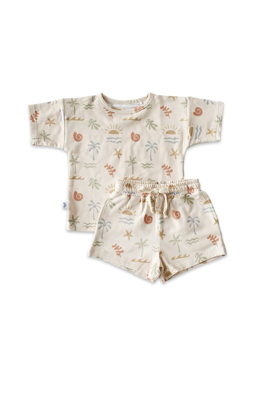 Shirt + Short Set - Coast
