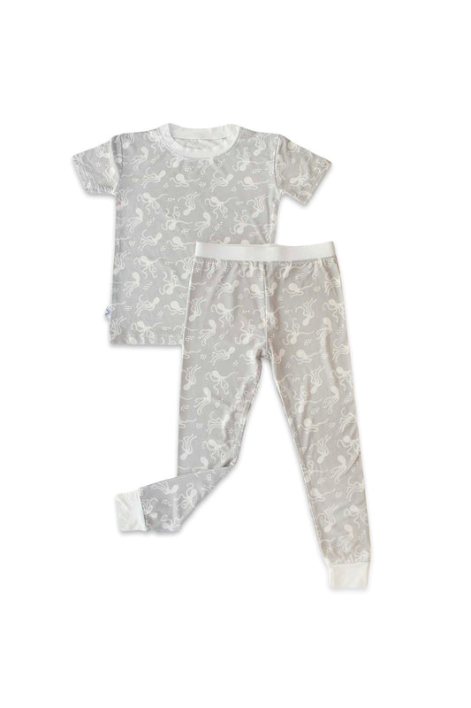 Two Piece Bamboo Lounge Set - Octopus