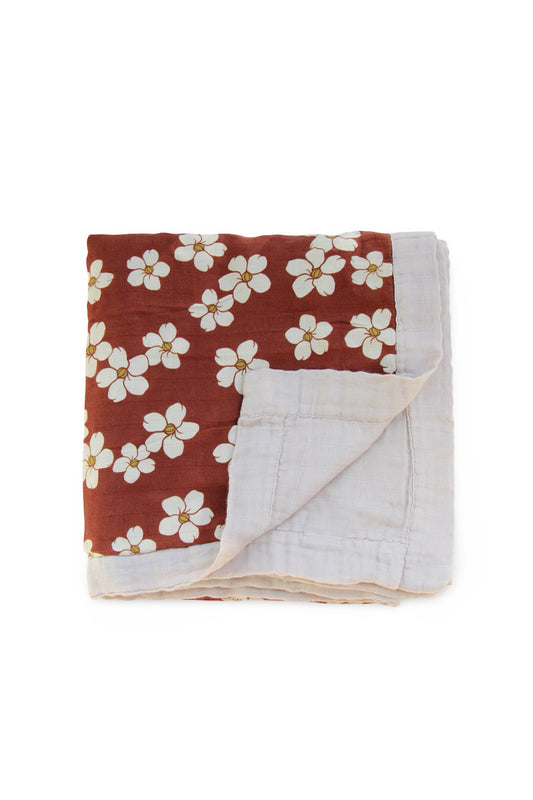 Muslin Quilt - Rust Puakenikeni
