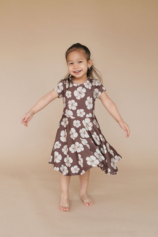 Short Sleeve Twirl Dress - Coco Mele