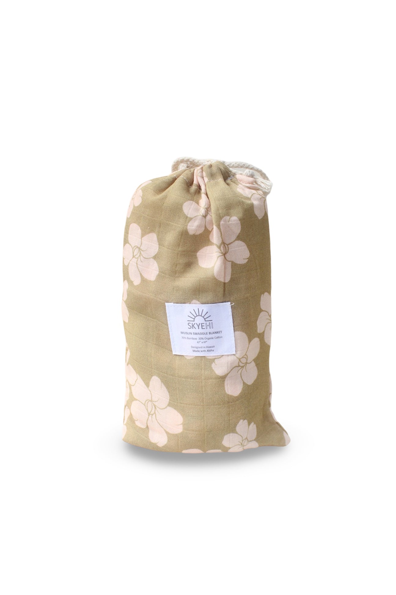 Muslin Swaddle Blanket - Pua Kenikeni