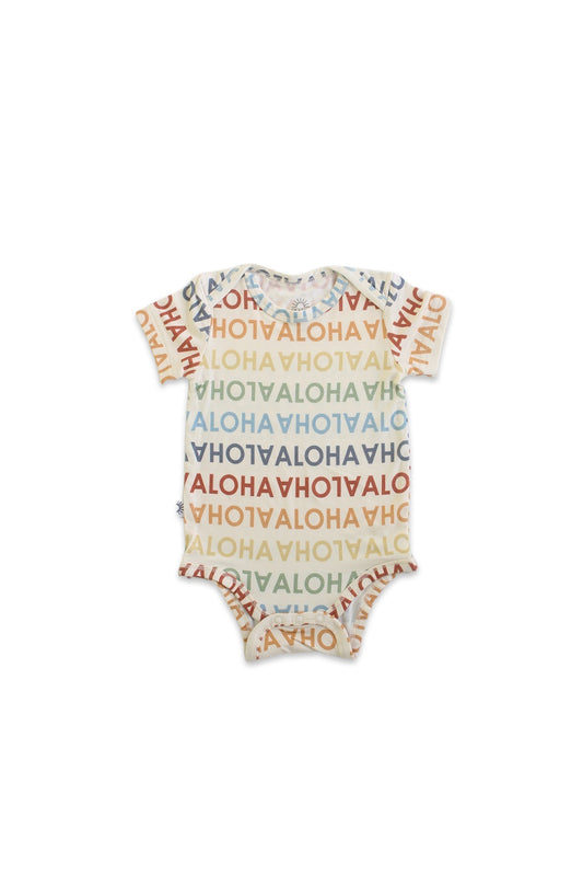 Short Sleeve Onesie - ALOHA