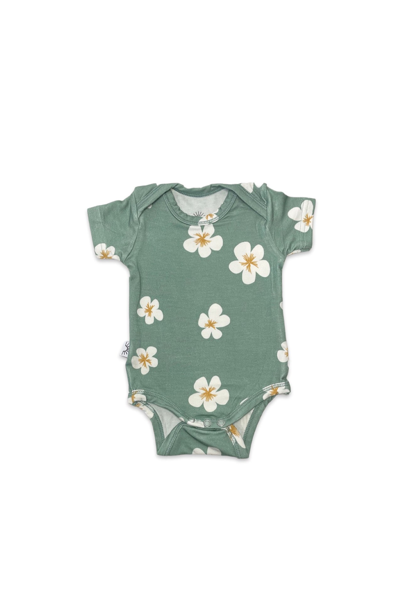 Short Sleeve Onesie - Emerald Pua