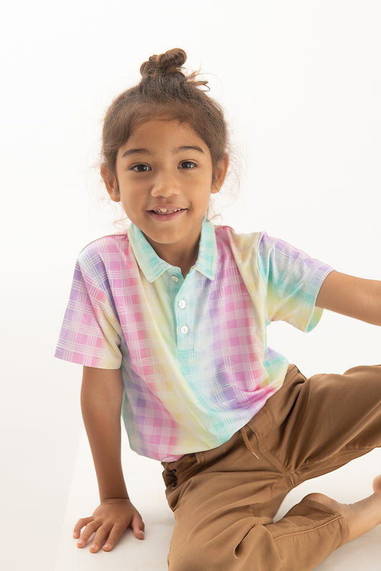 Polo Shirt - Palaka Rainbow