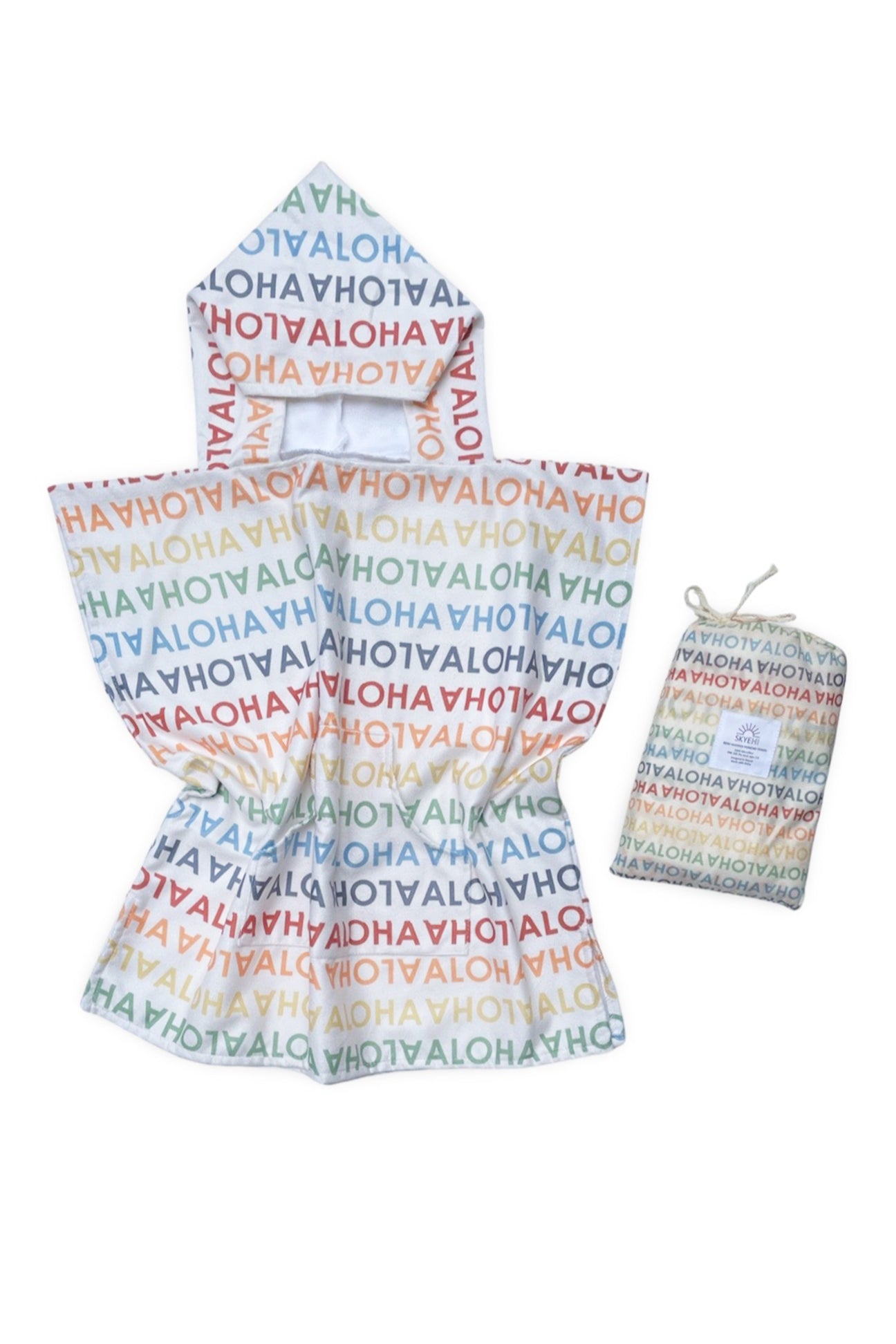 Hooded Poncho Towel-ALOHA