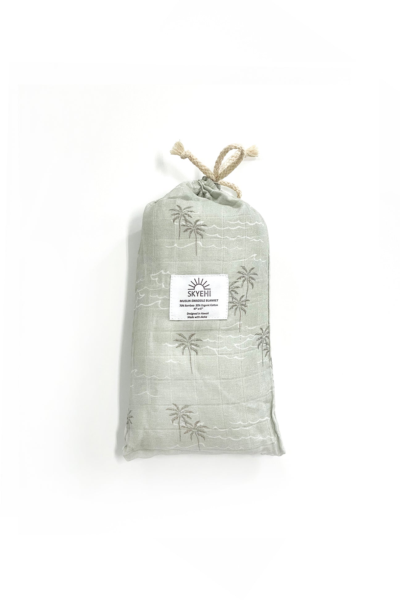 Muslin Swaddle Blanket - Pacific