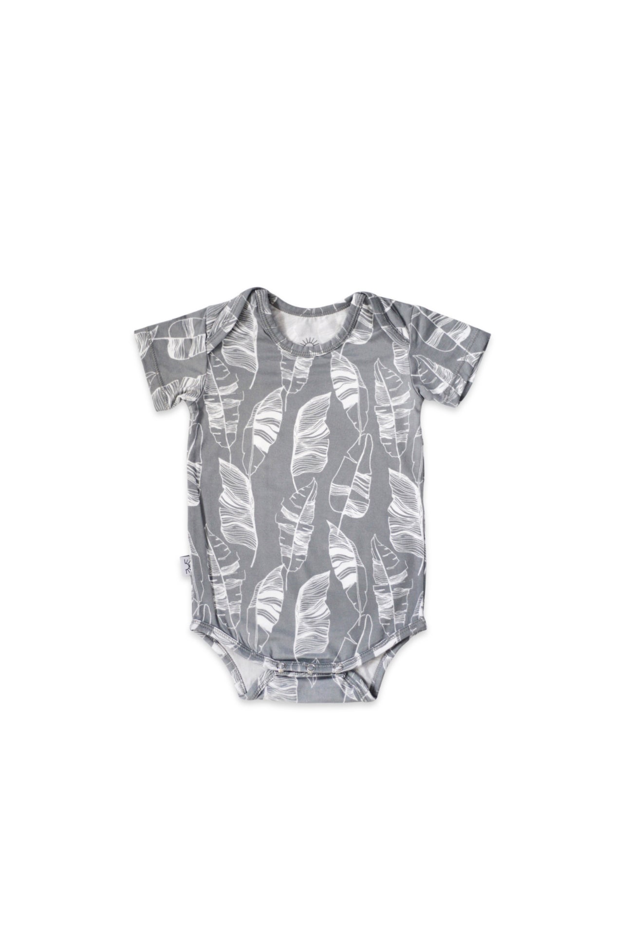 Short Sleeve Onesie - Tradewinds Banana Leaf