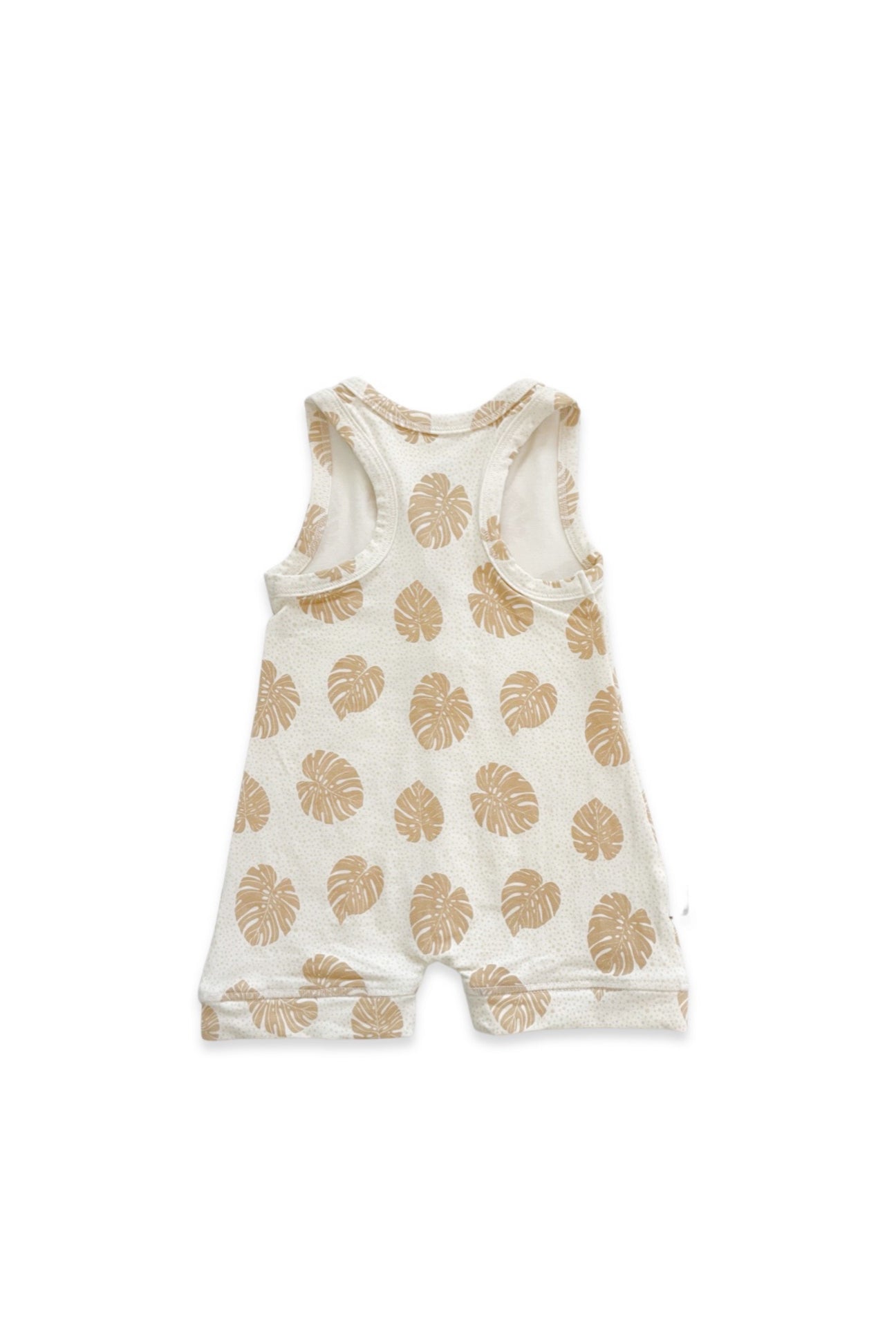 Bamboo Romper - Honey Monstera