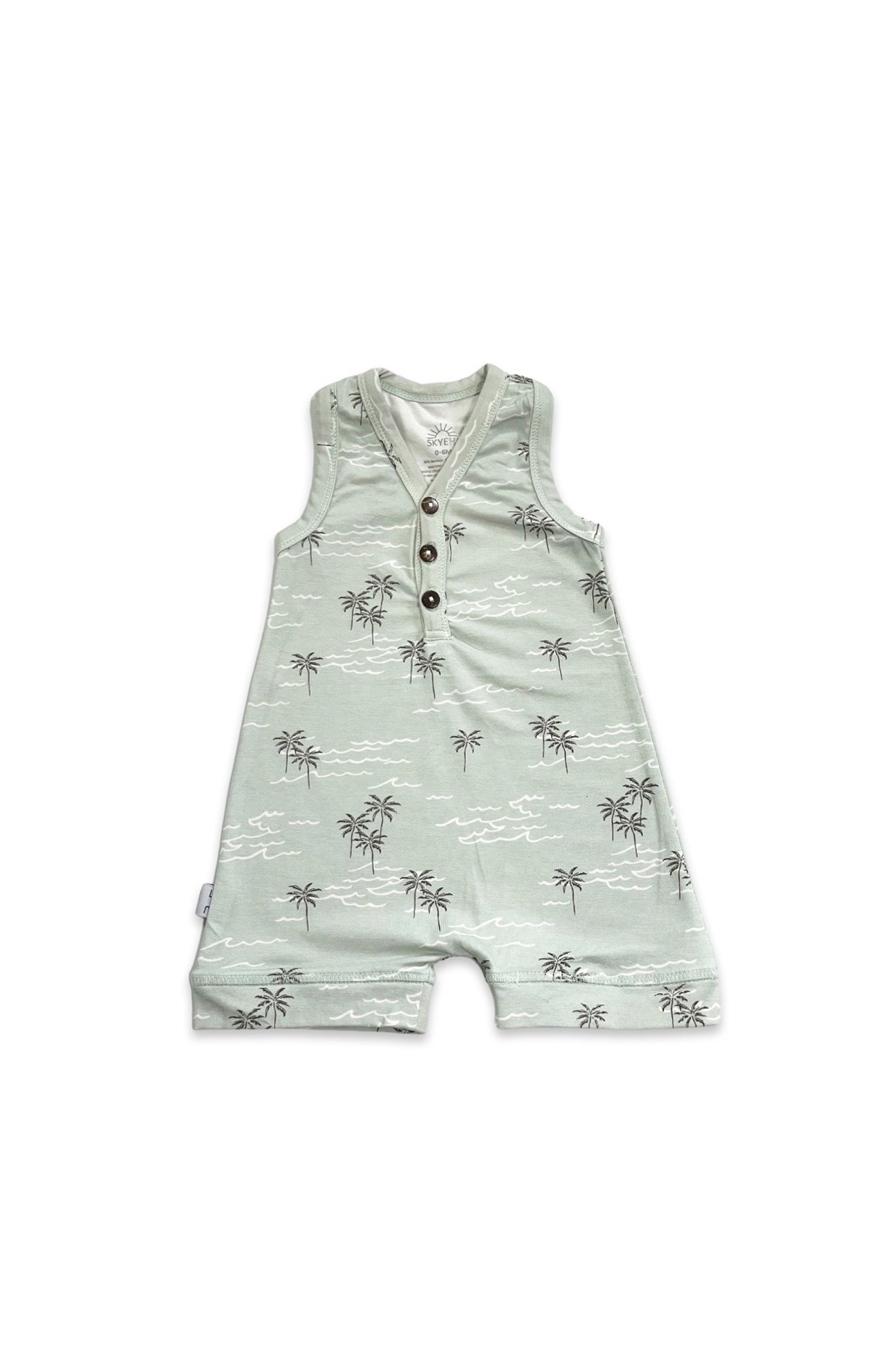 Bamboo Romper - Pacific