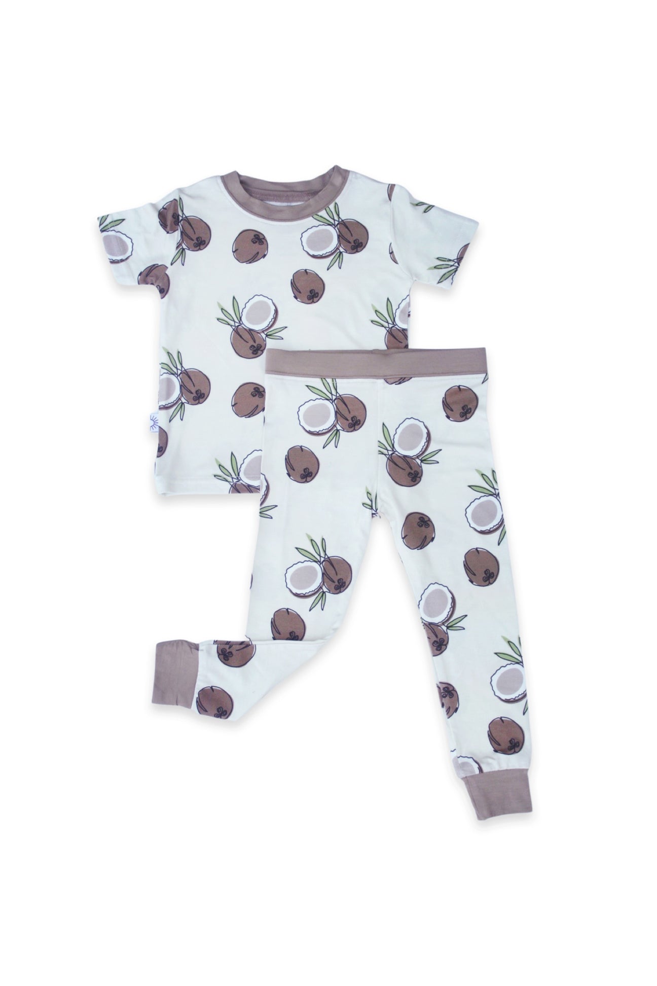 Two Piece Bamboo Lounge Set - Coconut