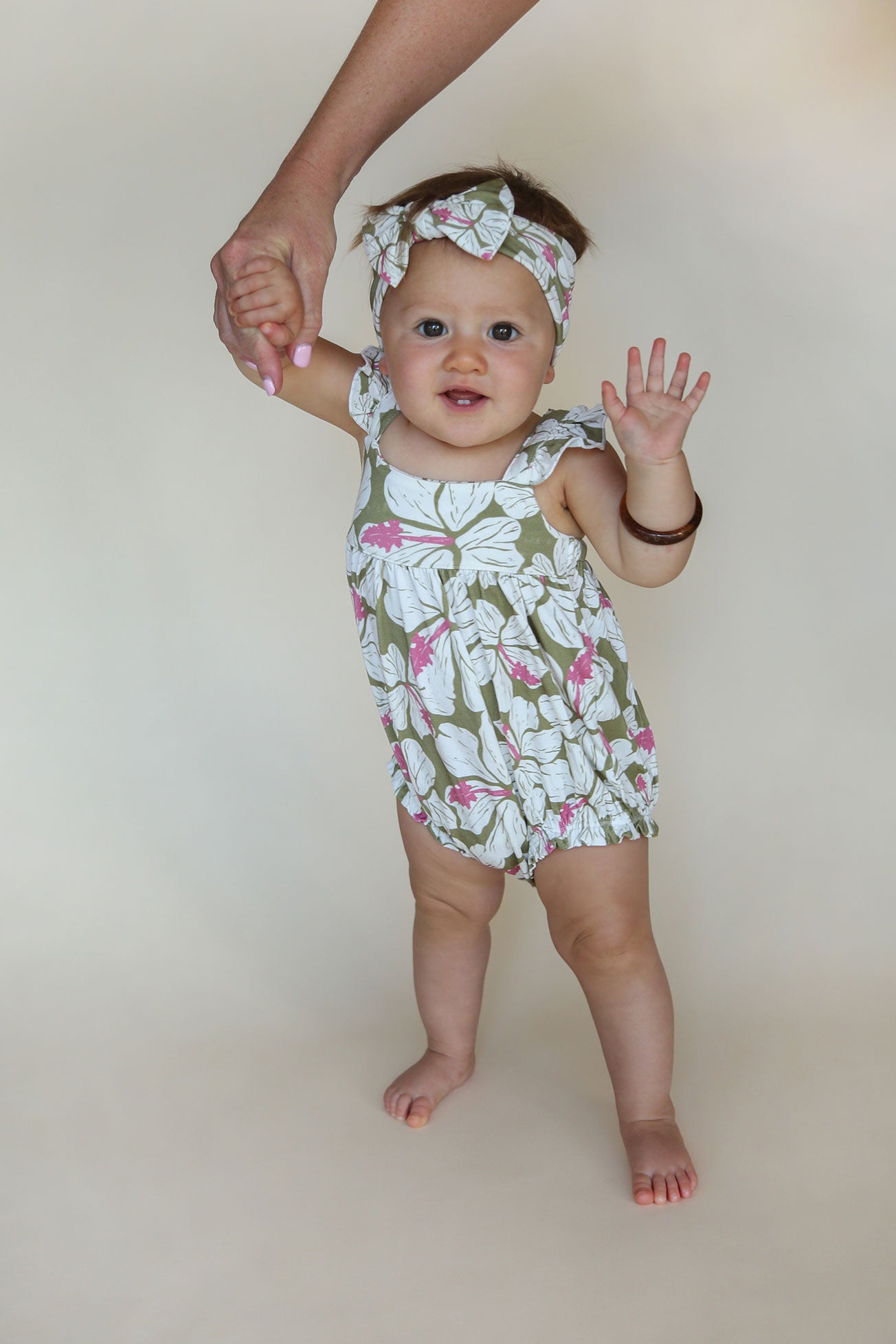 Bubble Romper - Hiblisscus