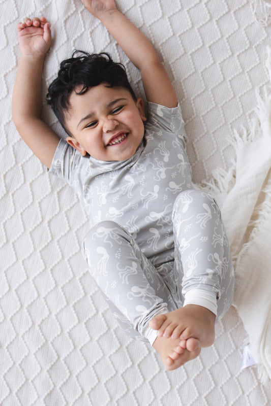 Two Piece Bamboo Lounge Set - Octopus