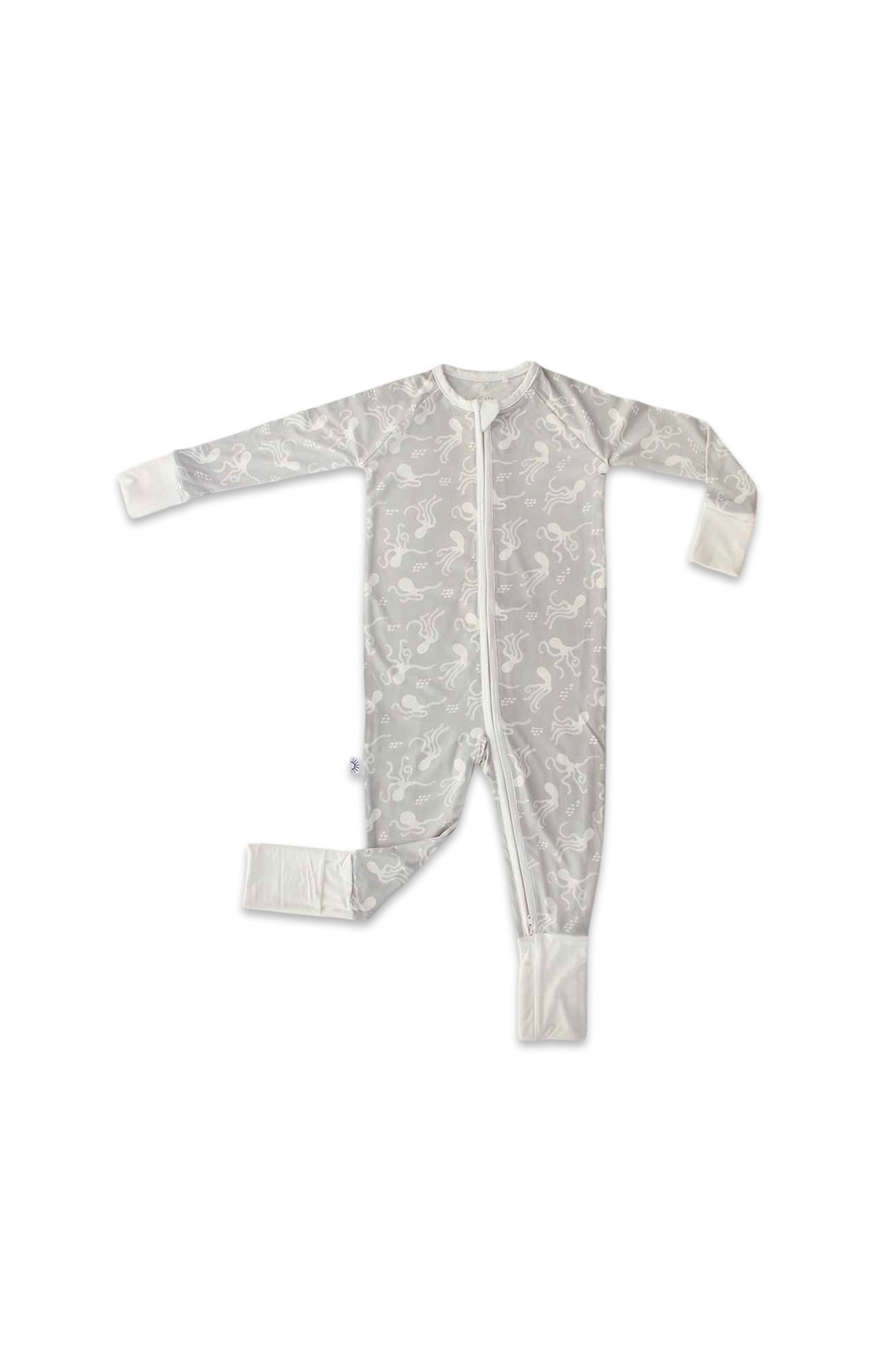 Bamboo Zip Romper - Octopus