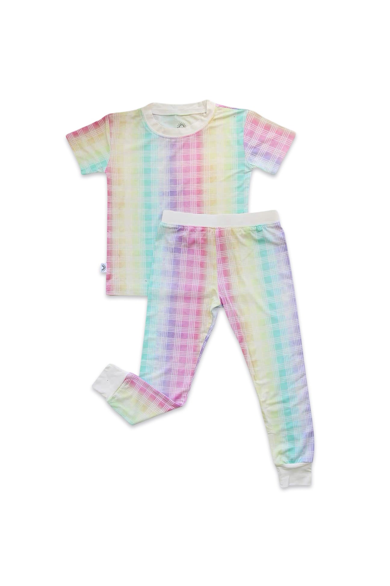 Two Piece Bamboo Lounge Set - Palaka Rainbow