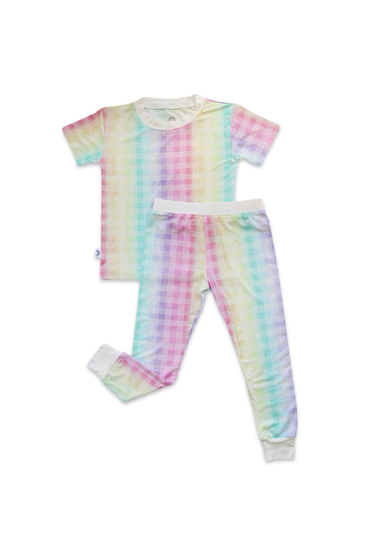 Two Piece Bamboo Lounge Set - Palaka Rainbow
