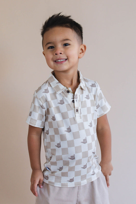 Polo Shirt - Shaka Check