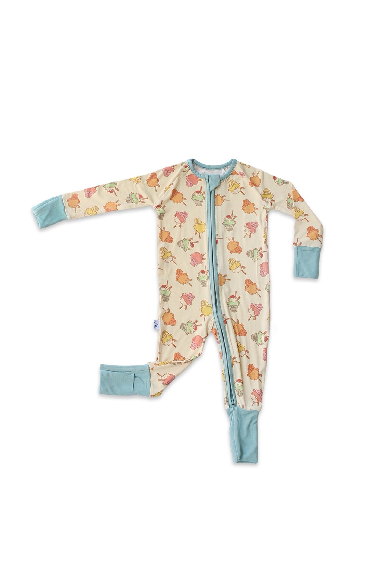 Bamboo Zip Romper - Shave Ice