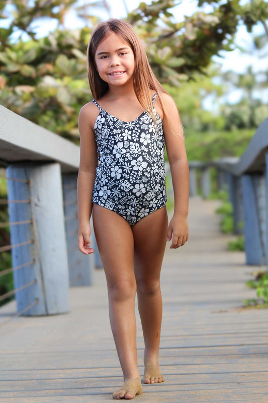 Girls One Piece Swimsuit - Kukui Backyard