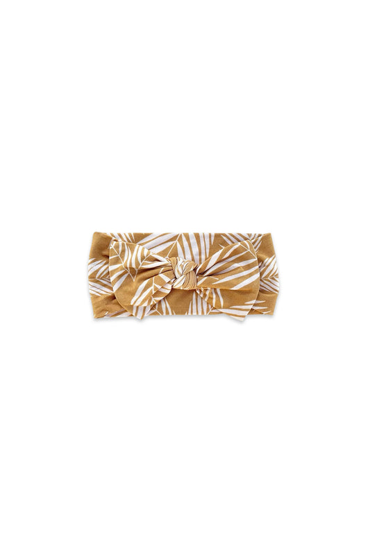 Baby Headband - Golden Fronds