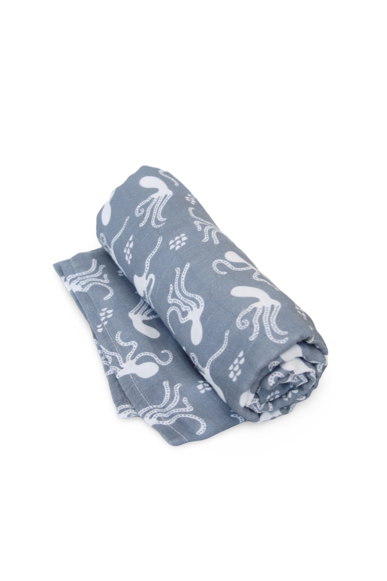 Muslin Swaddle Blanket - Octopus Ink