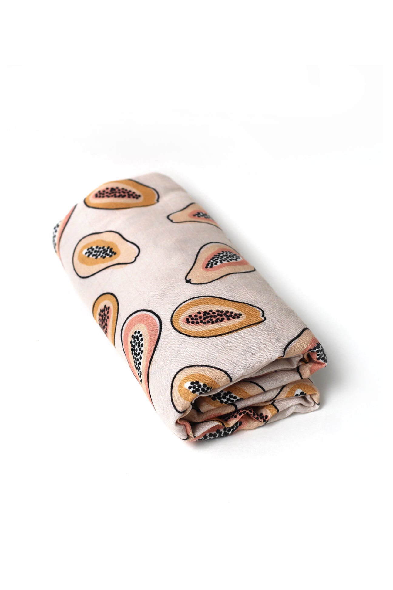 Muslin Swaddle Blanket - Papaya
