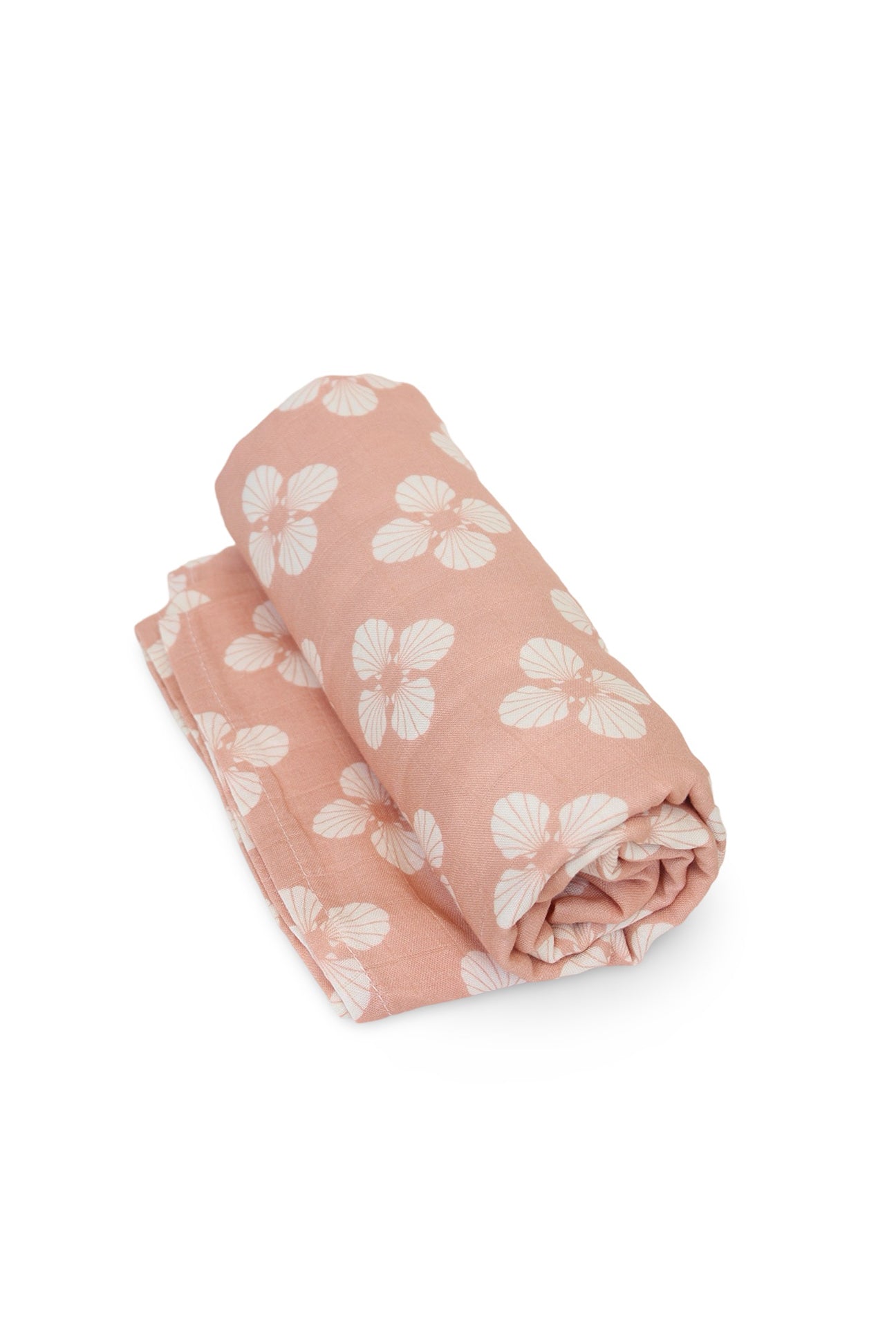 Muslin Swaddle Blanket - Seashell