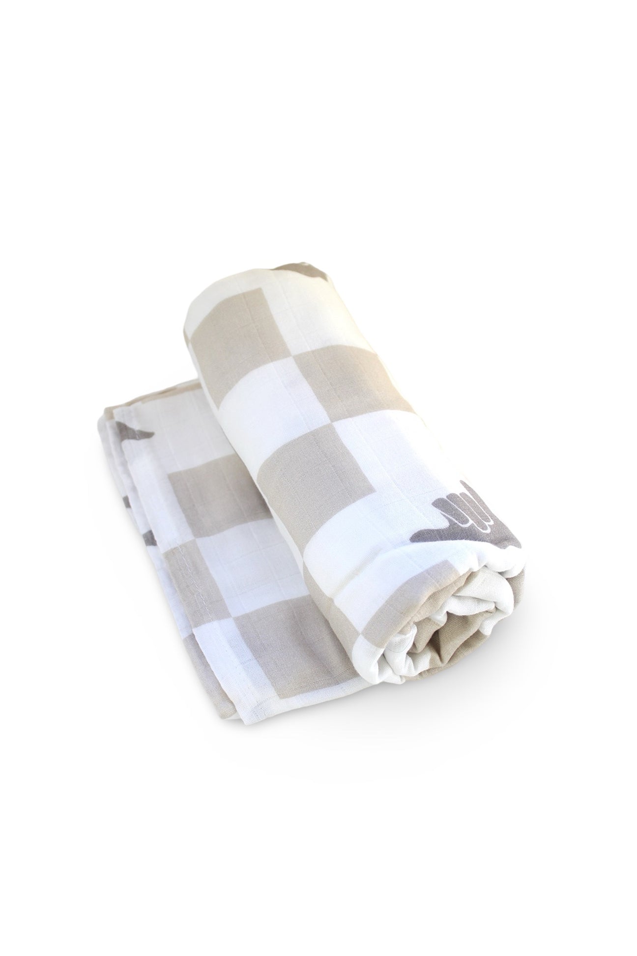 Muslin Swaddle Blanket - Shaka Check