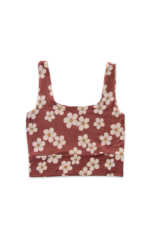 Women's Crop Tank - Puakenikeni