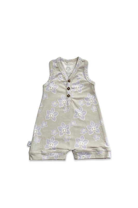 Bamboo Romper - Orchid
